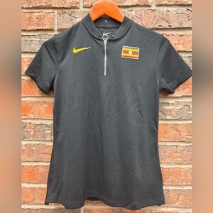 Nike Pro Elite Track & Field Uganda Polo Shirt Mens Size Small